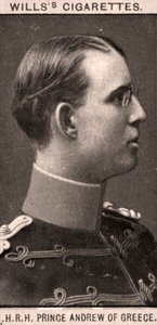 H.R.H Prins Andrew av Hellas, 1908. av WD and HO Wills