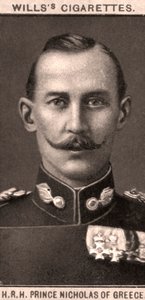 HKH Prins Nicholas av Hellas, 1908.