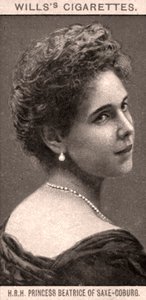 H.R.H. Prinsesse Beatrice av Saxe-Coburg, 1908. av WD and HO Wills