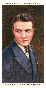 Richard Barthelmess 1895-1963, amerikansk filmstjerne, 1928. av WD and HO Wills