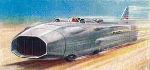 Thunderbolt Captain G. E. T. Eyston, 1938. Artister: Ukjent, WD & HO Wills. av WD and HO Wills