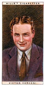 Victor Varconi 1891-1976, ungarsk skuespiller, 1928. av WD and HO Wills