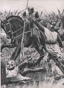"Hold Fellow, I am Henry of Winchester you King", illustrasjon fra 