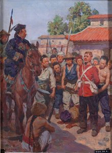 Menig Moyse, The 3rd (East Kent, The Buffs) Regiment of Foot, nekter å slepe før tartarens mandarin Tsan-koo-lin-sin