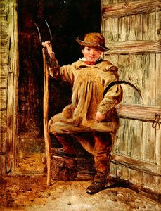Bondens sønn (olje om bord) av W.S.P. Henderson
