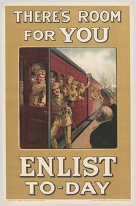 Det er rom for deg verver deg i dag, 1914 av W. A. Fry