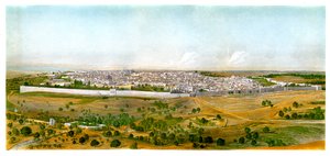 Panorama av Jerusalem, c1870.
