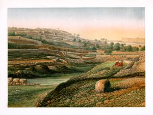 The Valley and Lower Pool of Gihon, Jerusalem, c1870