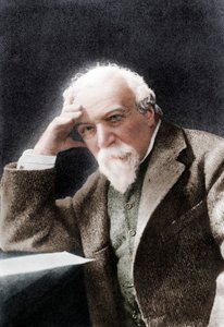 Robert Browning, engelsk poet og dramatiker, sent på 1800-tallet. av W H Grove