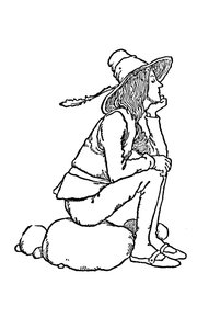 Åh! Kjære Augustin, c1930 av William Heath Robinson