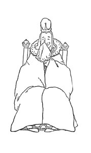 Og han gråt som et barn, c1930 av William Heath Robinson