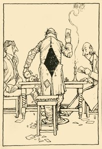 Vinnerkortet på diamant-ess, 1910. av William Heath Robinson