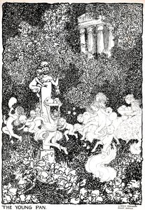 The Young Pan - Stage One, c1920 av William Heath Robinson
