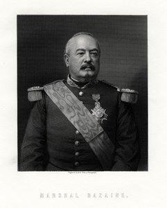 Achille Francois Bazaine, marskalk av Frankrike, 1800-tallet. av W. Holl