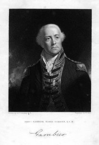 Admiral James Gambier 1756-1833, 1. Baron Gambier, 1837. av W. Holl