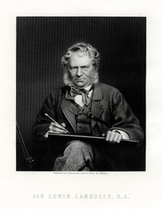 Sir Edwin Henry Landseer 1802-1873, britisk maler, 1800-tallet av W. Holl