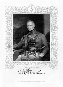 Sir Rufane Shaw Donkin , britisk soldat, 1800-tallet. av W. Holl