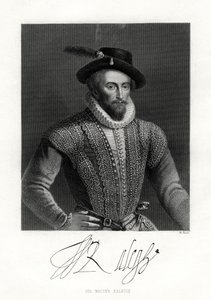 Sir Walter Raleigh, 1800-tallet av W. Holl