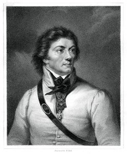 Tadeusz Kosciuszko , polsk og litauisk nasjonalhelt, general og leder, 1833 av W. Holl