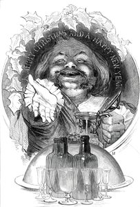 En god jul og et godt nytt år, 1845.