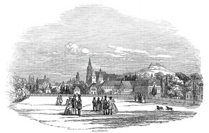 Coburg - fra Hans Kongelige Høyhet Prins Alberts tegning, 1845. av W. J. Linton