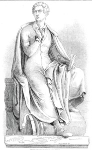 Thorwaldsens statue av Lord Byron, 1845.