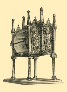 Relikvieskrin, 1300-tallet, 1881.