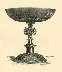 Silver tazza, tidlig på 1600-tallet, 1881.
