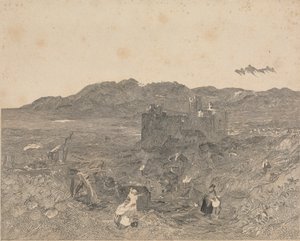 Harlech Castle, Nord-Wales av W. R. Smith
