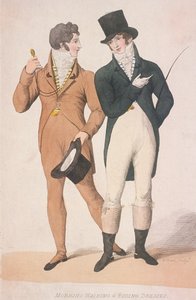 Morgentur- og ridekjoler, c1810