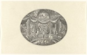 Allegorisk representasjon av apostlenes handlinger Apostlenes gjerninger (tittel på objekt) av W. Roosing