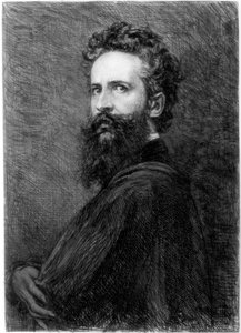 Hans Makart, østerriksk kunstner, c1880-1882. av W. Unger