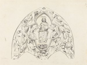 Siste dom, Lincoln Cathedral av W. Walton after John Flaxman