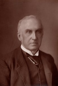 "" Charles Russell, første baron Russell av Killowen (1832-1900) engelsk advokat. Lord Chief Justice of England fra 1894 (woodburytype) av W. and D. (after) Downey
