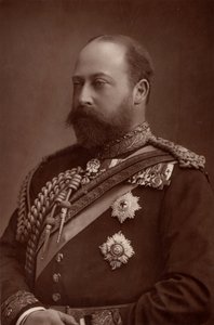 ""Edward VII (1841-1910) konge av Storbritannia fra 1901, mens han fortsatt var prins av Wales. (woodburytype) av W. and D. (after) Downey