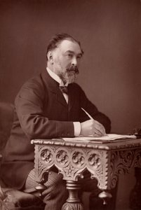 ""Frederick Harrison (1831-1923) engelsk jurist og positivistisk filosof. (woodburytype)