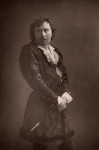""Herbert Beerbohm Tree (1853-1917) engelsk skuespiller-manager. Grunnlegger av Royal Academy of Dramatic Art (RADA). (Woodburytype)