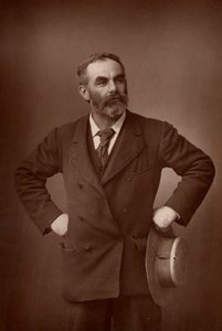 ""John Burns (1858-1943) engelsk Labour (sosialistisk) politiker. (woodburytype) av W. and D. (after) Downey