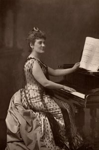 ""Madame Nordica (Lilian Norton) (1857-1914) amerikansk sopran. (woodburytype) av W. and D. (after) Downey