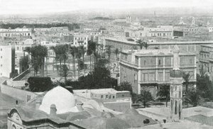 Utsikt over byen Alexandria, Egypt, 1895. av W and S Ltd
