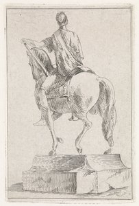 Rytterstatue av W. van Tuyll