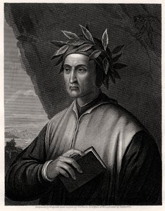 Dante Alighieri , italiensk poet, 1800-tallet. av Wagstaff