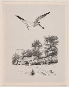 Illustrasjon for Christian Winther, "Chresten og Lene"