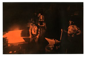 The Smithy, 1901. av Waldemar Titzenthaler