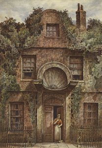 Døråpning i Fairfax House, Putney (chromolitho)