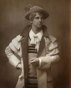 C Hayden Coffin , britisk skuespiller og sanger, 1887.