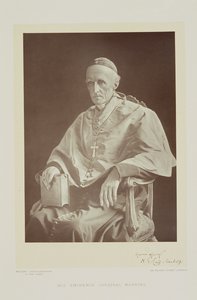 Portrett av kardinal Henry Edward Manning (1808-92) av Walery Rzewuski