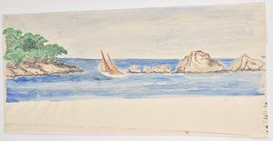 kysten i Florida (?) av Walter Barwig
