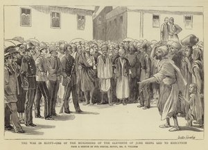Krigen i Egypt, en av morderne den ellevte juni ble ført til henrettelse av Walter Charles Horsley