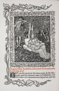 Kapittel XIII. Hallblithe ser kvinnen som elsker ham. av Walter Crane